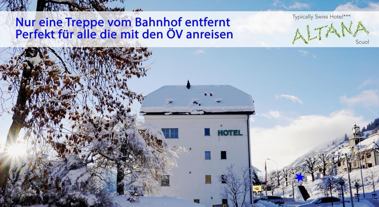 Typically Swiss Hotel Altana Scuol Exteriör bild