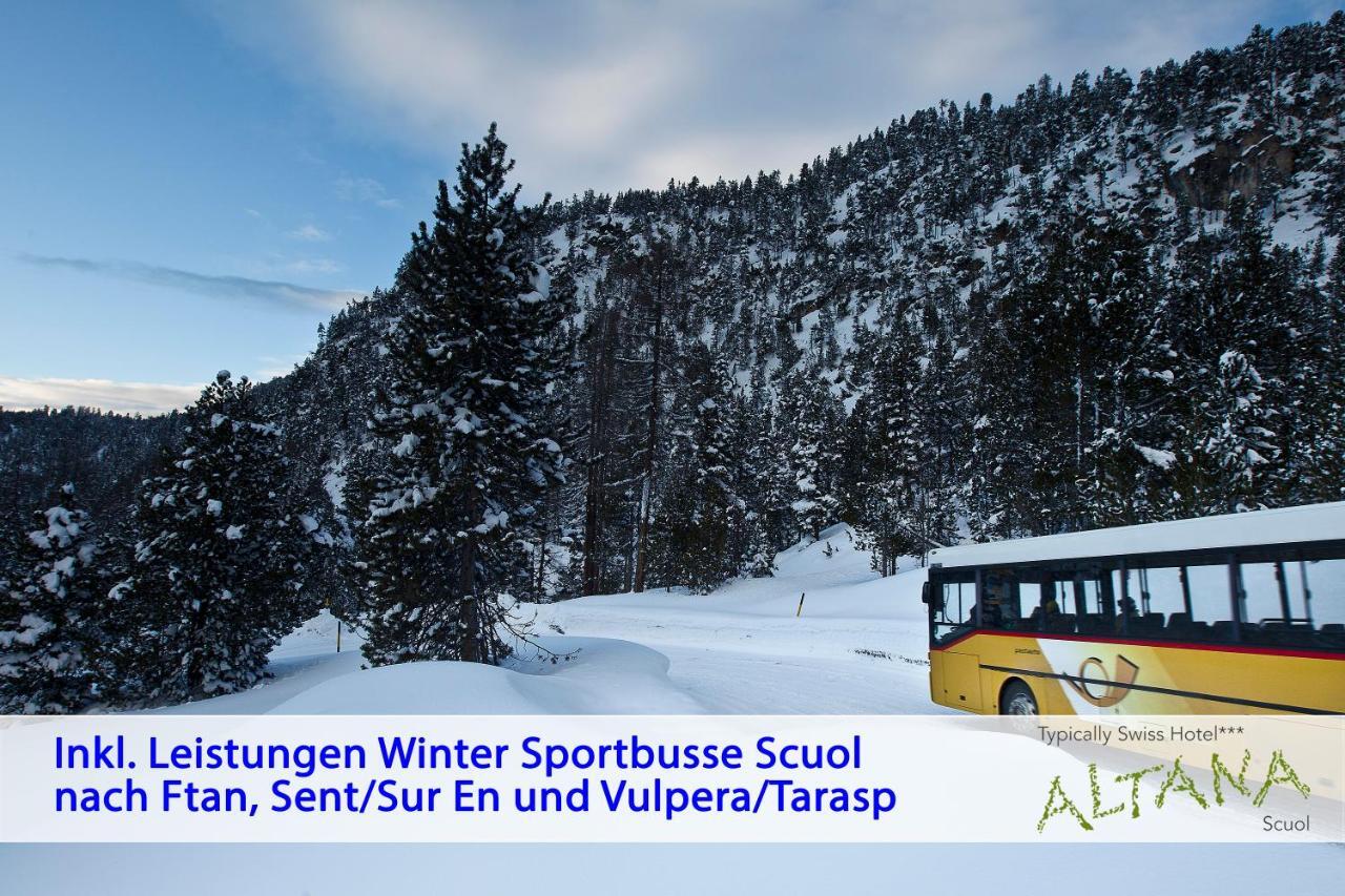 Typically Swiss Hotel Altana Scuol Exteriör bild
