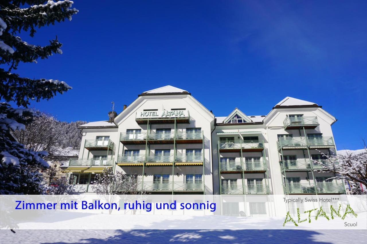 Typically Swiss Hotel Altana Scuol Exteriör bild